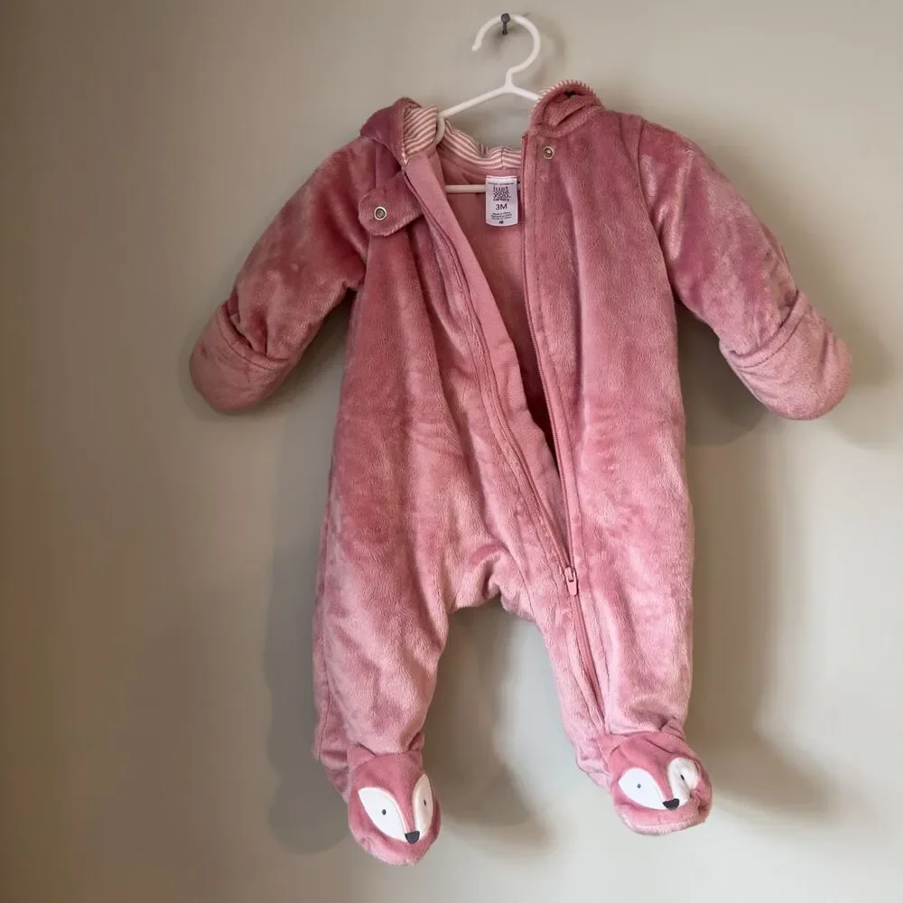 Carter's Just One You Baby Girls' Fox Snowsuit/Jumper - Size 3M